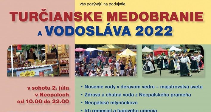 Turčianske medobranie a vodoslava 2022 v obci Necpaly