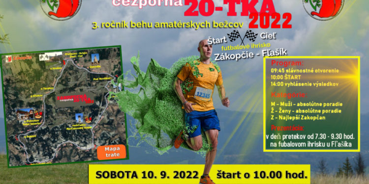 Zákopecká cezpoľná 20-tka v obci Zákopčie