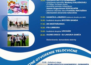 Jarmok v obci Domaniža