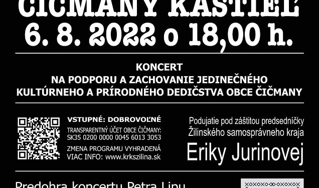 Koncert Peter Lipa Band v obci Čičmany