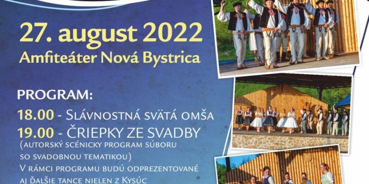 Výročie založenia folklórneho súboru Bystrica v obci Nová Bystrica