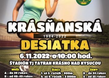 Bežecké preteky krasňanská desiatka v Krásne nad Kysucou