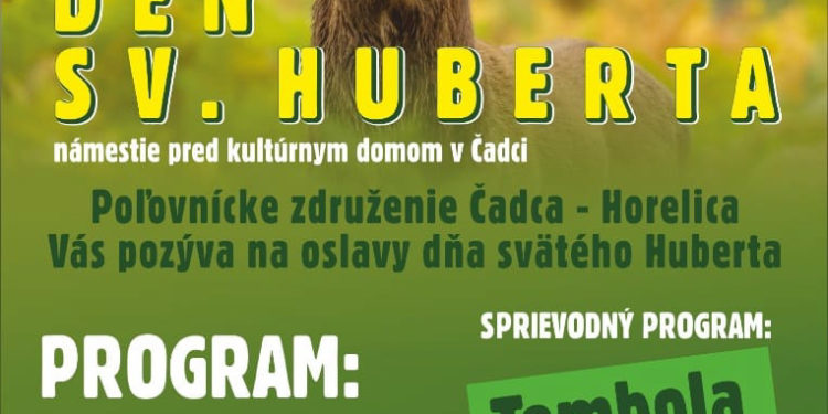 Deň Sv. Huberta v Čadci