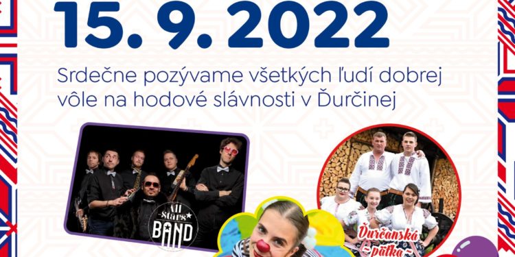 Hodové slávnosti v obci Ďurčiná