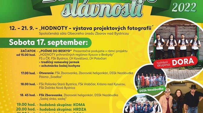 Obecné slávnosti v obci Zborov nad Bystricou