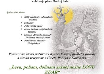 Svätohubertská poľovnícka omša v obci Korňa