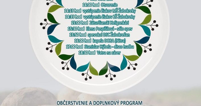 Zemiakový deň v obci Žabokreky