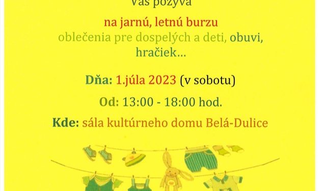 Burza v obci Belá-Dulice