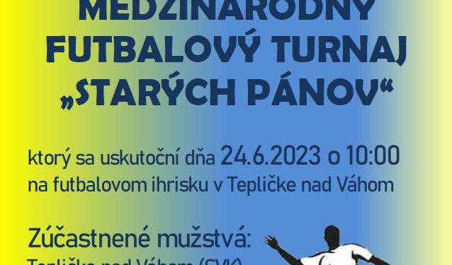Futbalový turnaj v obci Teplička nad Váhom