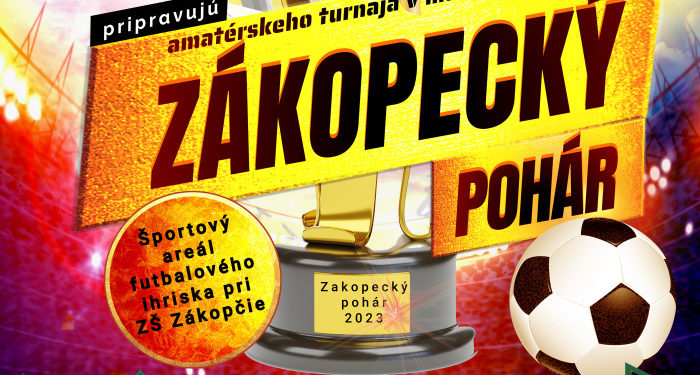 Futbalový turnaj v obci Zákopčie