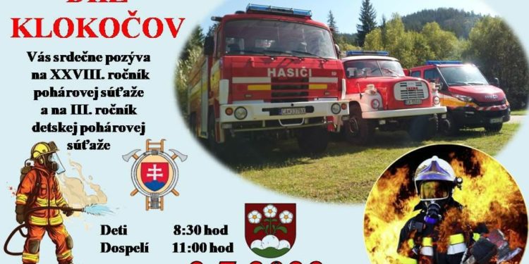 Hasičská súťaž v obci Klokočov