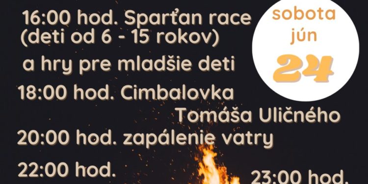 Jánska vatra v Košťany nad Turcom