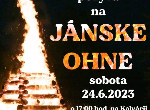 Jánska vatra v obci Bitarová
