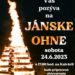 Jánska vatra v obci Bitarová