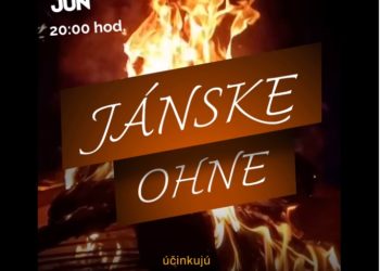 Jánska vatra v obci Stráňav