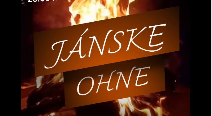 Jánska vatra v obci Stráňav