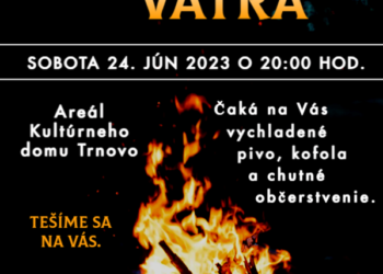 Jánska vatra v obci Trnovo