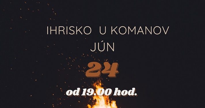 Jánska vatra v obci Zborov nad Bystricou