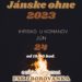Jánska vatra v obci Zborov nad Bystricou