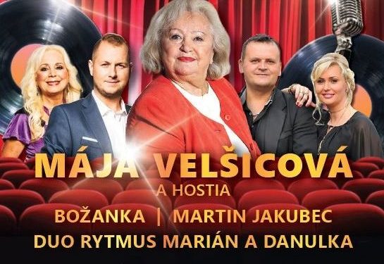 Koncert Šláger paráda v obci Papradno