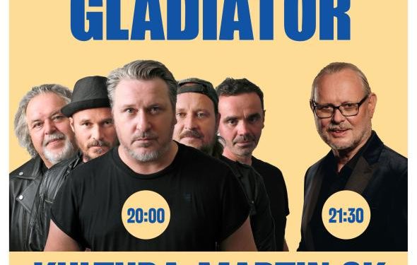 Koncert Vašo Patejdl a skupina Gladiator v Martine