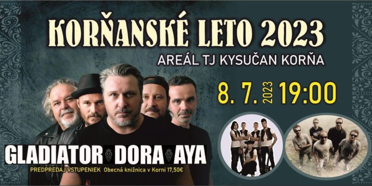 Korňanské leto v obci Korňa