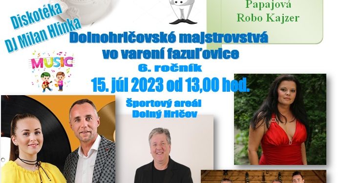 Majstrovstvá vo varení fazuľovice v obci Dolný Hričov