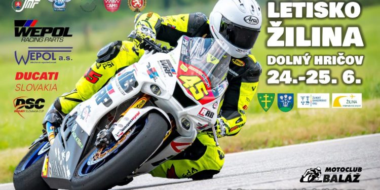 Medzinárodné motocyklové preteky na letisku Žilina