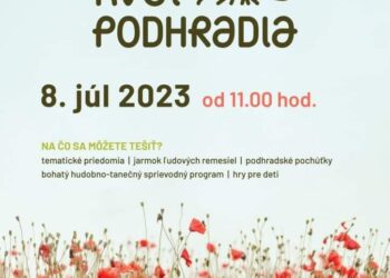 Podujatie kvet Podhradia v obci Podhradie