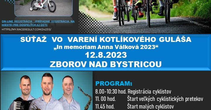 Súťaž vo varení kotlíkového guláša v obci Zborov nad Bystricou