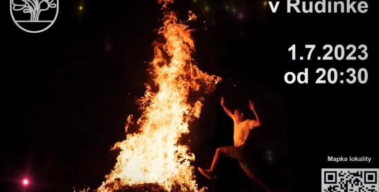 Vatra v obci Rudinka