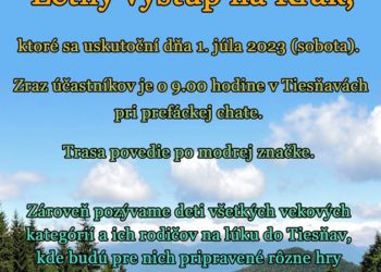 Výstup na Kľak z obce Podhradie