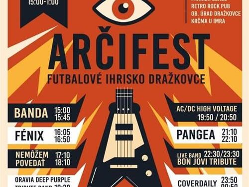 Festival Arčifest v obci Drážkovce