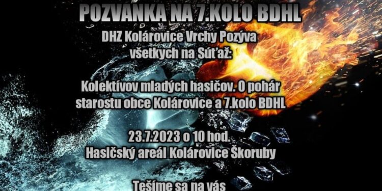 Hasičská súťaž v obci Kolárovice