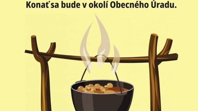 Hasičská guláška v obci Turčiansky Ďur