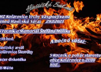 Hasičská súťaž v obci Kolárovice