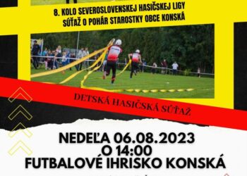 Hasičská súťaž v obci Konská