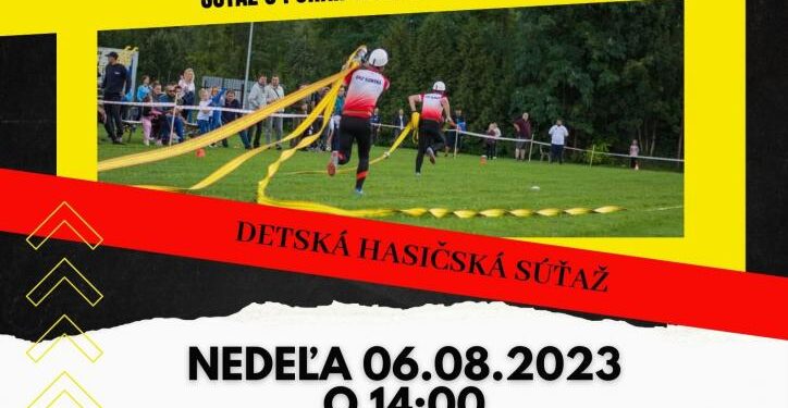 Hasičská súťaž v obci Konská