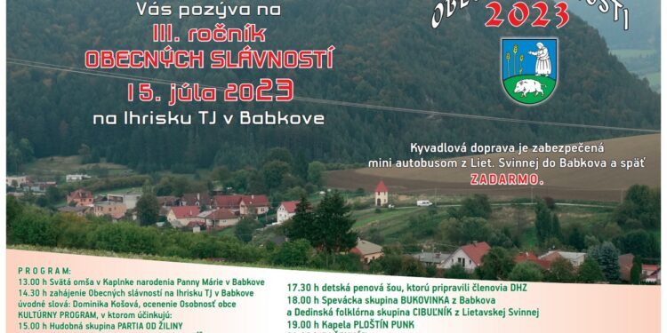 Obecné slávnosti v Babkove