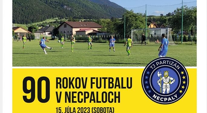 Výročie futbalu v obci Necpaly