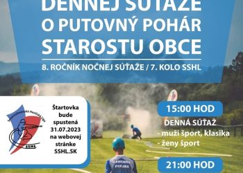 Hasičská súťaž v obci Kamenná Poruba