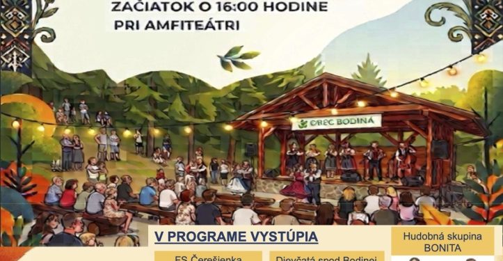 Hodové slávnosti v obci Bodiná
