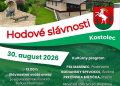 Hodové slávnosti v obci Kostolec