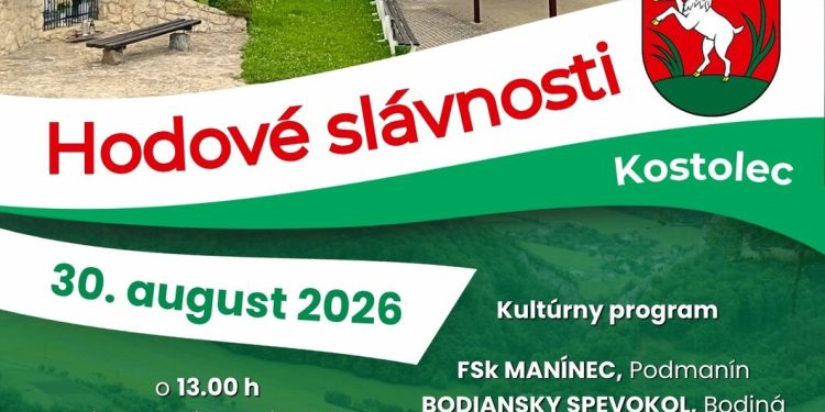 Hodové slávnosti v obci Kostolec