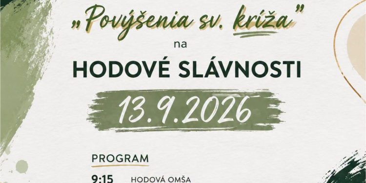 Hodové slávnosti v obci Malá Čierna