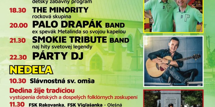 Hody v obci Raková