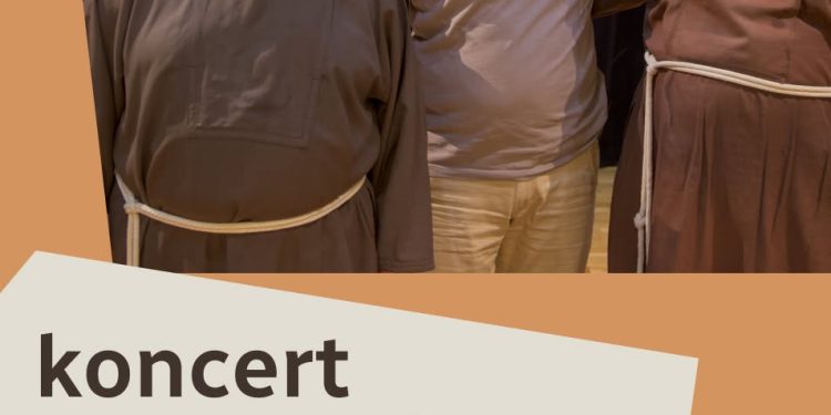 Koncert kapucínov v obci Prečín