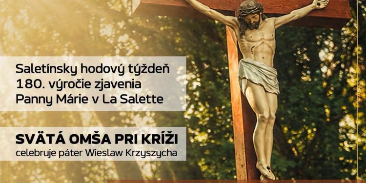 Požehnanie nového kríža a obnovenej studničky v Považskej Bystrici