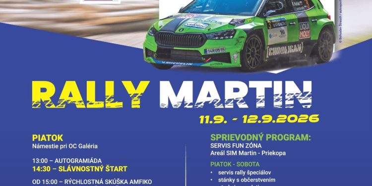 Rally v meste Martin