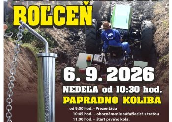 Súťaž podomácky vyrobených traktorov v obci Papradno